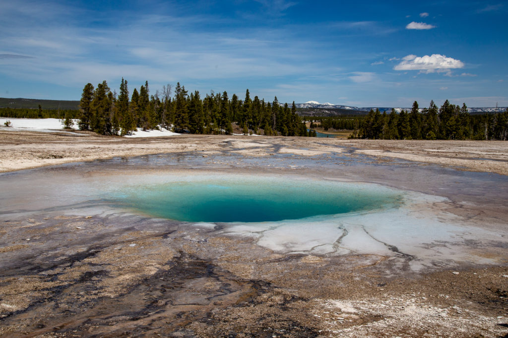 Yellowstone hot spring