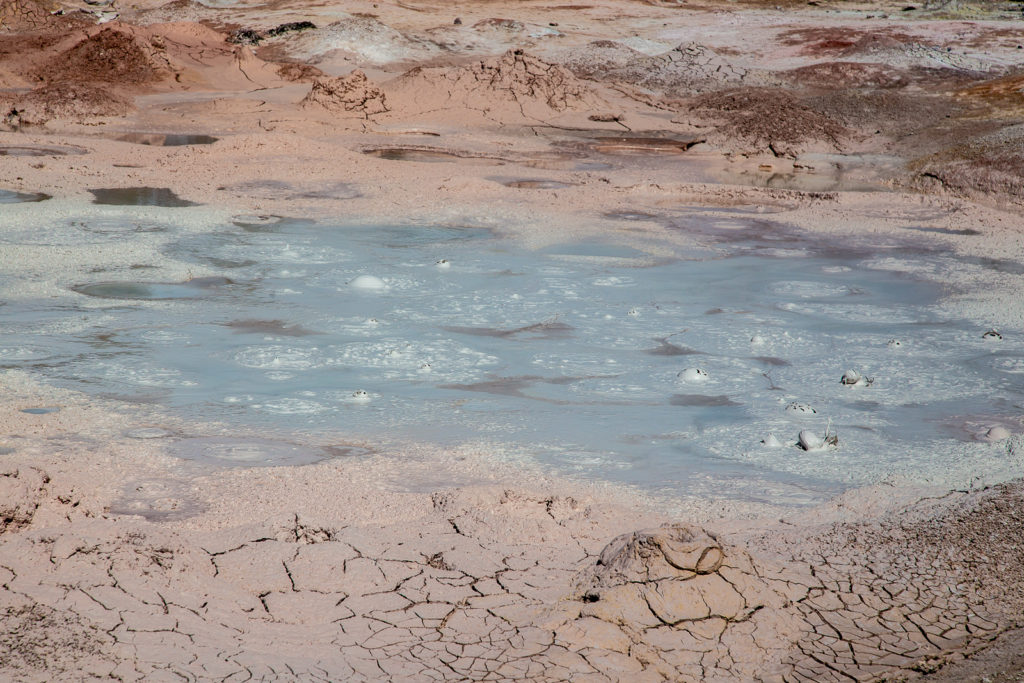 Mud Pot Hotsprings in Yellowstone