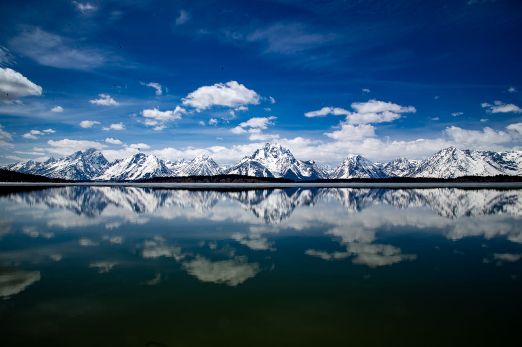 Grand Teton Panorama over Jackson Lake