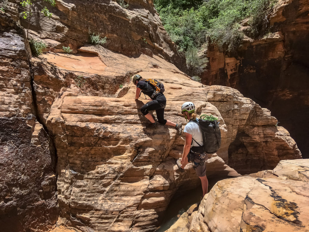 Water Canyon scrambling