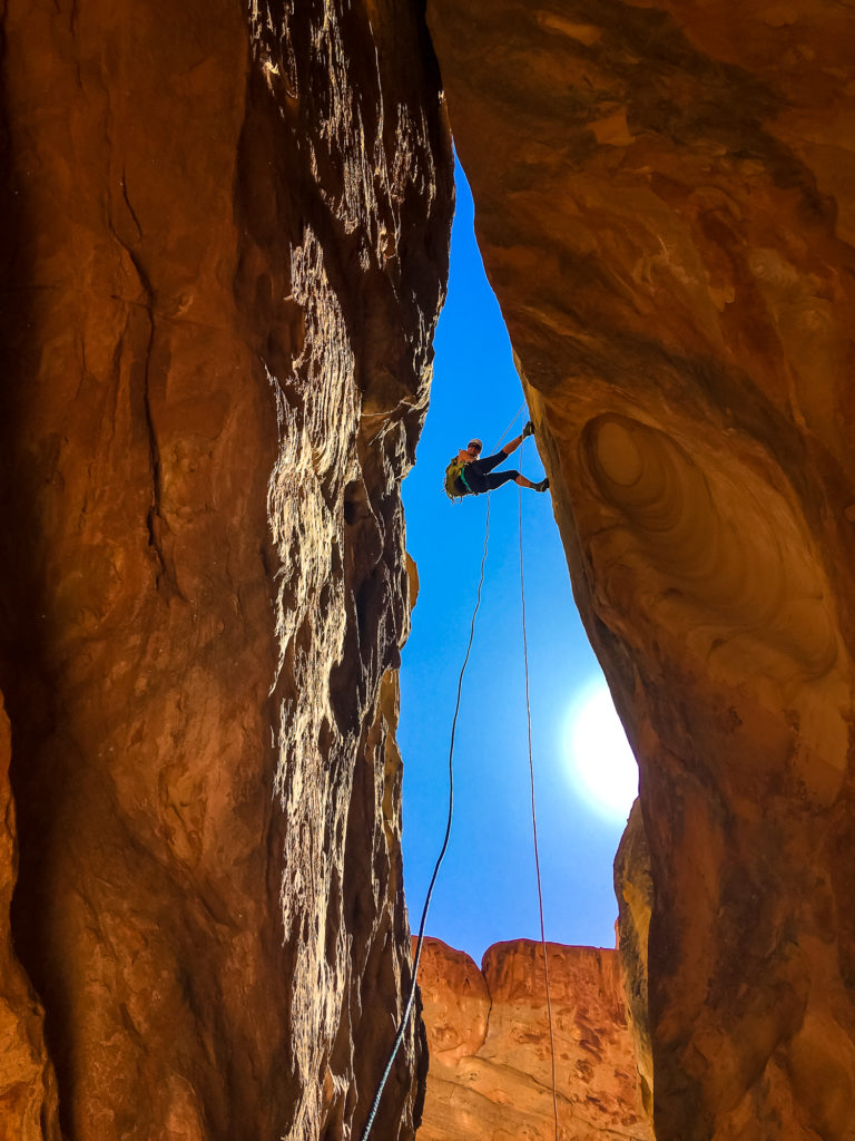 2nd Rappel on Cassidy Arch