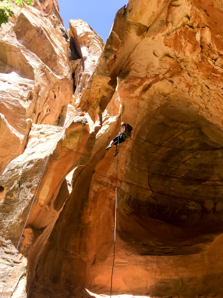 Cassidy Arch Rappeling