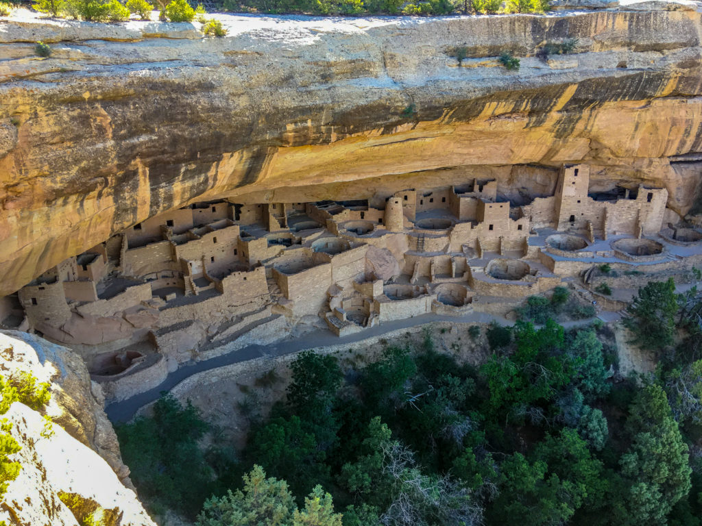 Cliff House Dwelling in Mesa Verde National Park