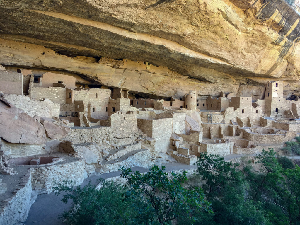 Cliff House dwelling in Mesa Verde National Park