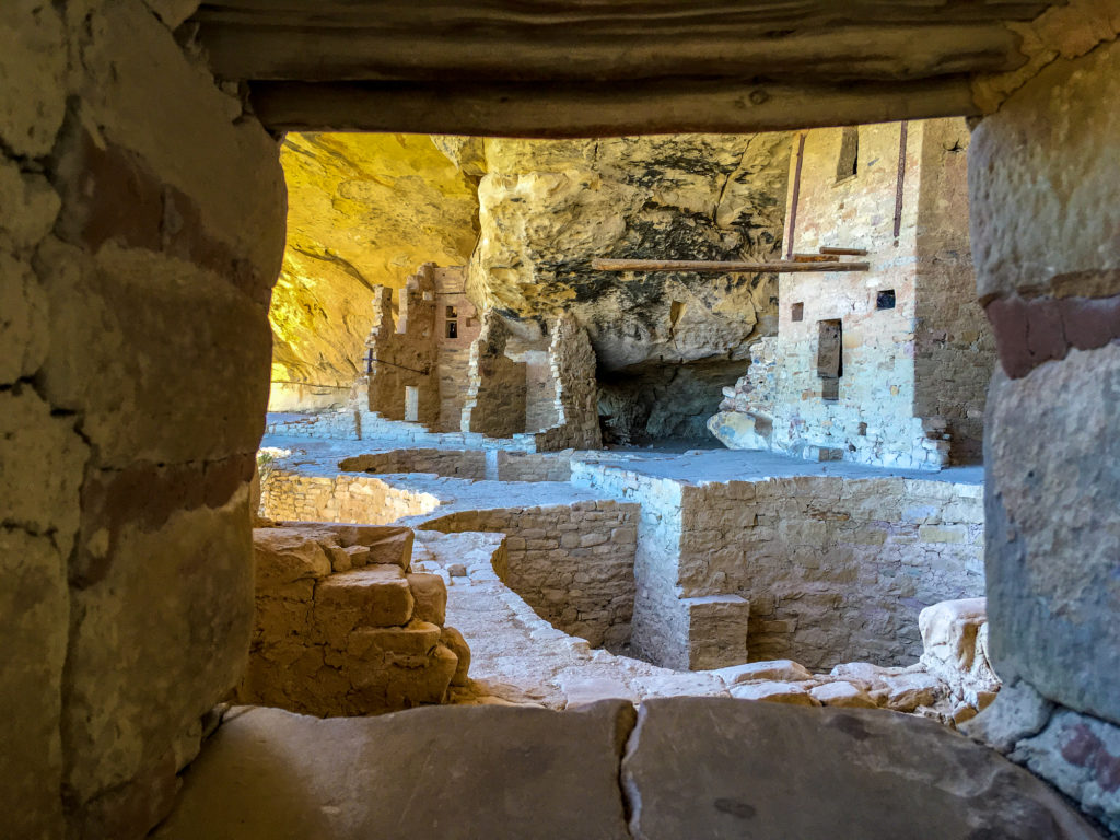 Keva in Balcony House in Mesa Verde National Park