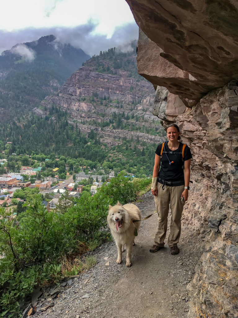 Perimeter trail in Ouray, Colorado