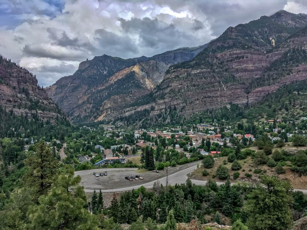 Ouray overlook on the Perimeter trail