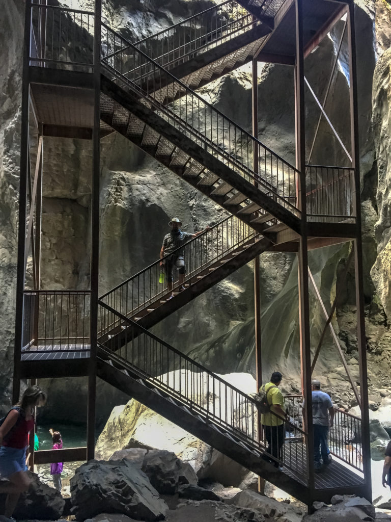 Box Canyon Falls in Ouray Colorado