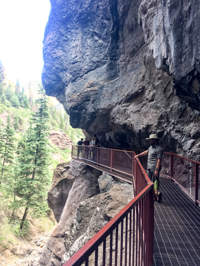 Box Canyon Falls in Ouray Colorado